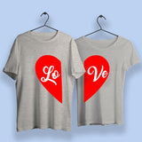 Love Heart Couple T-Shirts