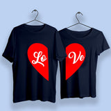 Love Heart Couple T-Shirts
