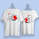 Love Puzzle Couple T Shirts Online India