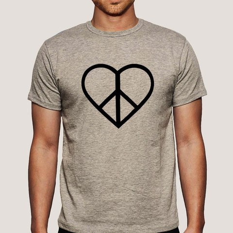 Love and Peace Men's T-shirt At Just Rs 349 On Sale Online India