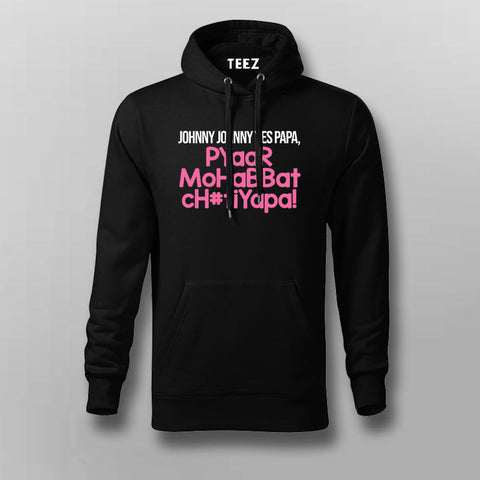 MOHABBAT PYAAR LOVE Funny Hoodies For Men