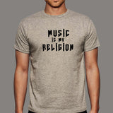 Music Is My Religion Men's T-Shirt india
