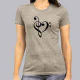 Music Heart T-Shirt For Women online