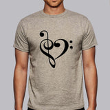 Music Heart T-Shirt For Men online india