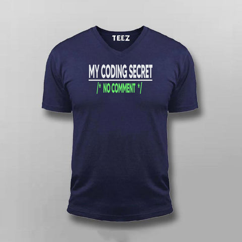 My Coding Secret? 'No Comment' Developer Tee - TEEZ.in My Coding Secret? 'No Comment' Developer Tee - TEEZ.in