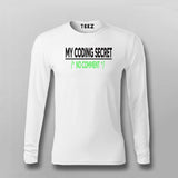My Coding Secret - No Comment Coding Funny T-shirt For Men