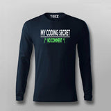My Coding Secret? 'No Comment' Developer Tee