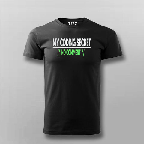 My Coding Secret T-shirt For Men online india