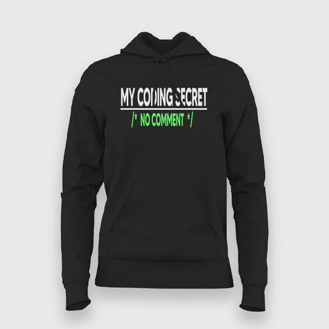 My Coding Secret Hoodies For Women online india