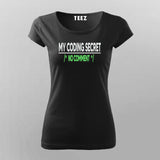 My Coding Secret T-Shirt For Women online india