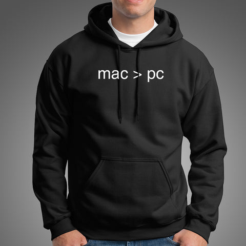 Mac > PC Men's Hoodie Online India 