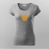 Main Hu Sidhi Like A Jalebi Hindi T-Shirt For Women