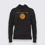Main Hu Sidhi Like A Jalebi Hindi Hoodie For Women Online India
