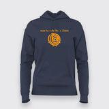 Main Hu Sidhi Like A Jalebi Hindi Hoodies For Women