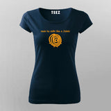 Main Hu Sidhi Like A Jalebi Hindi T-Shirt For Women