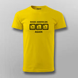 Make America Think Again Funny Chemistry Periodic T-shirt For Men Online India