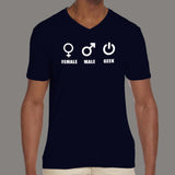Male Female Geek Nerd T-Shirt For Men