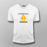 Mark Your Negative thoughts as SPAM and Delete Them Men's T-shirt