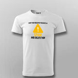 Delete Negative Thoughts SPAM T-Shirt