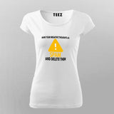 Mark Negativity as SPAM - Motivational Tee