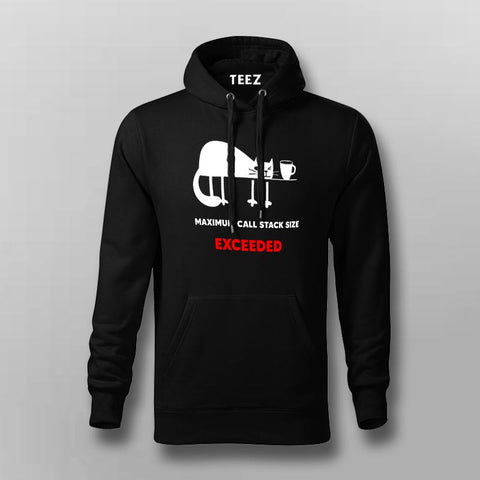 Maximum Call Stack Size Exceeded Men's Programming Hoodies Online India