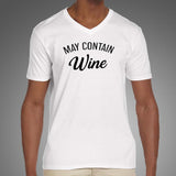 May Contain Wine Men's Wine Lover T-Shirt