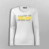 May The Mass Times Acceleration Be With You T-Shirt For Women