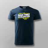 May The Mass Times Acceleration Be With You Funny Science T-Shirt For Men