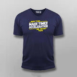 May The Mass Times Acceleration Be With You Funny Science T-Shirt For Men