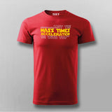 May The Mass Times Acceleration Be With You T-Shirt For Men