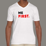 Me First Men's Attitude V Neck T-Shirt online india