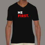 Me First Men's Attitude V Neck T-Shirt india