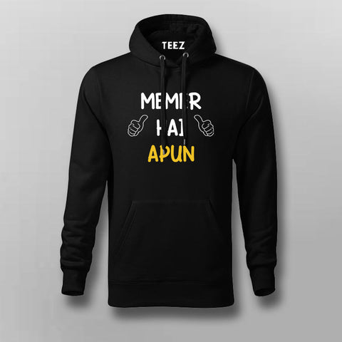 Memer Hai Apun Funny Hindi Hoodies For Men Online India