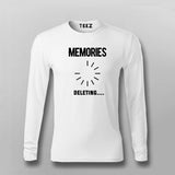 Memories, Deleting T-shirt For Men
