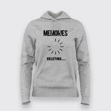 Memories, Deleting T-Shirt For Women
