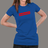 Meninist T-Shirt For Women India