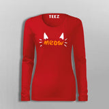 Meow T-Shirt For Women
