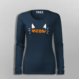 Meow T-Shirt For Women