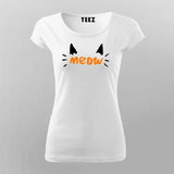 Meow T-Shirt For Women