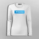 Funny Telegram Women's Full Sleeve T-Shirt Online India