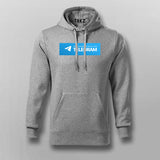 Message Me Only On Telegram Hoodies For Men