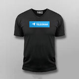 Telegram V Neck T-shirt India