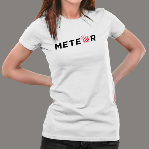 Meteor Js T-Shirt For Women Online India