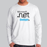 Microsoft Net Developer Full Sleeve T-Shirt For Men India