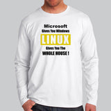 Windows vs Linux T-Shirt - Choose Your House
