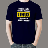 Windows vs Linux T-Shirt - Choose Your House