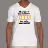 Windows vs Linux T-Shirt - Choose Your House
