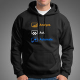 Analyze Act Automate Power Platform Hoodies For Men Online India