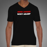 Mind Awake Body Asleep Mr Robot T-Shirt For Men
