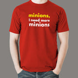 Minions I Need More Minions Men's T-Shirt